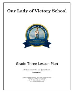 Lesson Plans - Grade 03 (Bundle)