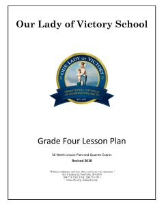 Lesson Plans - Grade 04 (Bundle)