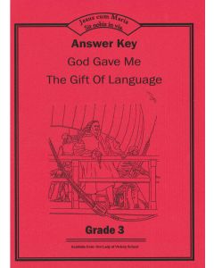 God Gave Me the Gift of Language 3 ANSWER KEY 1