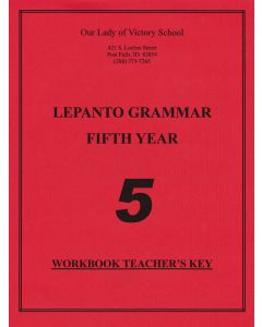 Lepanto Grammar 5 Workbook Teacher Key