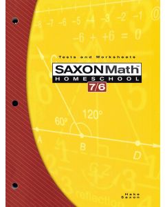 Saxon 7/6 Tests and Worksheets Book (4th edition) 1