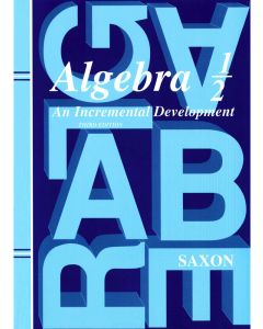 Saxon Algebra 1/2 Text