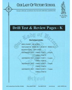 Drill Test & Review Pages K 1