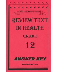 Review Text in Health Answer Key