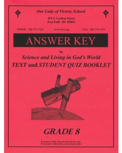 Science & Living in God's World 8 Answer Key
