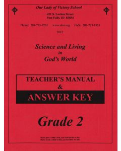 Science & Living in God's World 2 Teacher's Manual