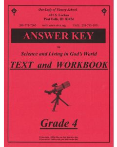 Science & Living in God's World 4 Answer Key