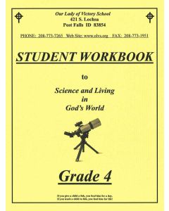 Science & Living in God's World 4 Workbook 1