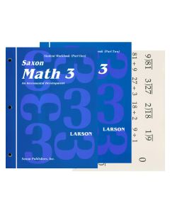 Saxon 3 Workbook/Fact Cards 1
