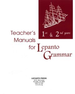 Lepanto Grammar 1 & 2 Teacher's Manuals 1