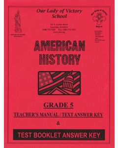 American History Manual &amp; Answer Keys