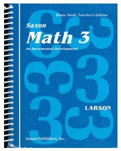 Saxon 3 Teacher Manual 1