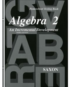 Saxon Algebra II Test Forms (3rd edition) 1