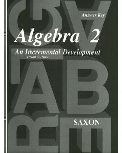 Saxon Algebra II Answer Key