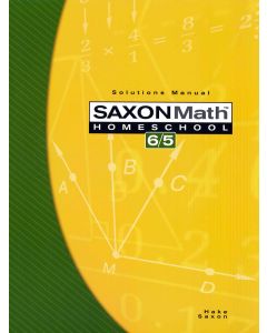 Saxon 6/5 Solution Manual 1