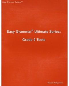 Easy Grammar Ultimate Series Grade 09 Test Book