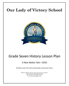Lesson Plans - Grade 07 History