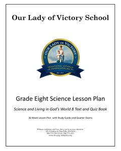 Lesson Plans - Grade 08 Science