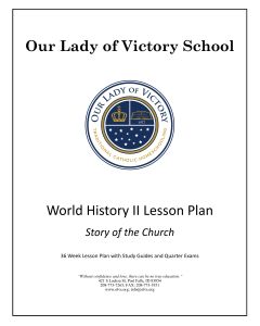 Lesson Plans - Grade 09 World History II